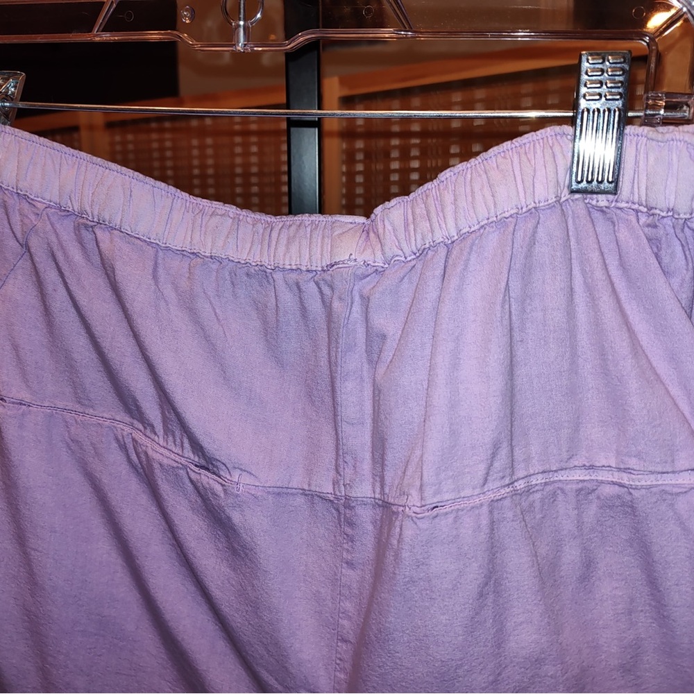 Free People Go The Sky Parachute Pants In Lavender - Picture 9 of 9